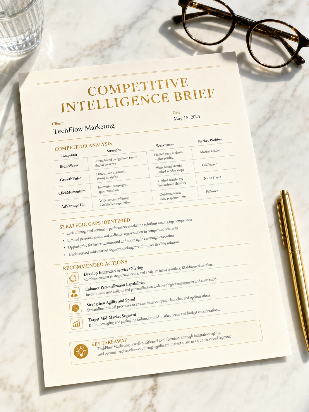 THE EXECUTIVE BRIEF